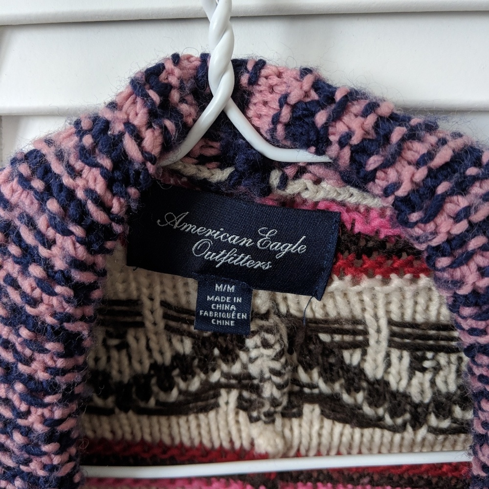 Wool American Eagle Cardigan Medium